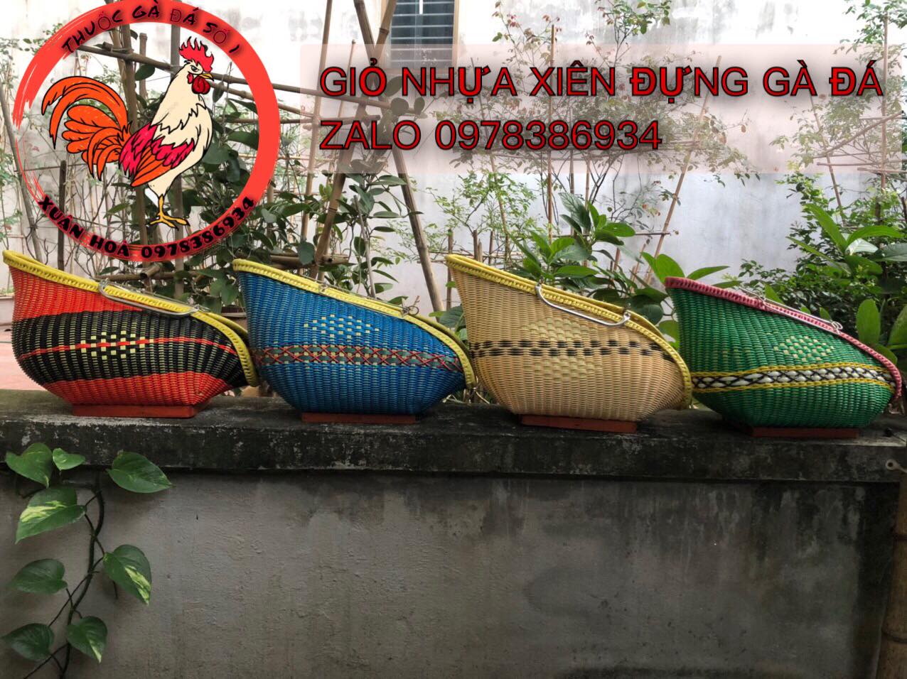 Giỏ đựng gà đá, sách gà đi sách tiền về
