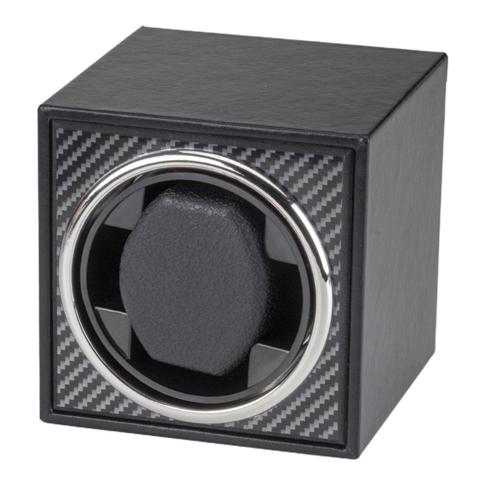 1Pc Watch Winder Box Automatic Wooden Single Watch Box Suitable For Mechanical Watches Automatic Rotate Rotation Motor Box Wood