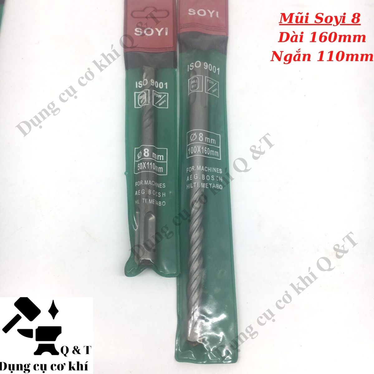 Mũi khoan bê tông soyi giá rẻ các số (6,8,10,12,14,16mm)