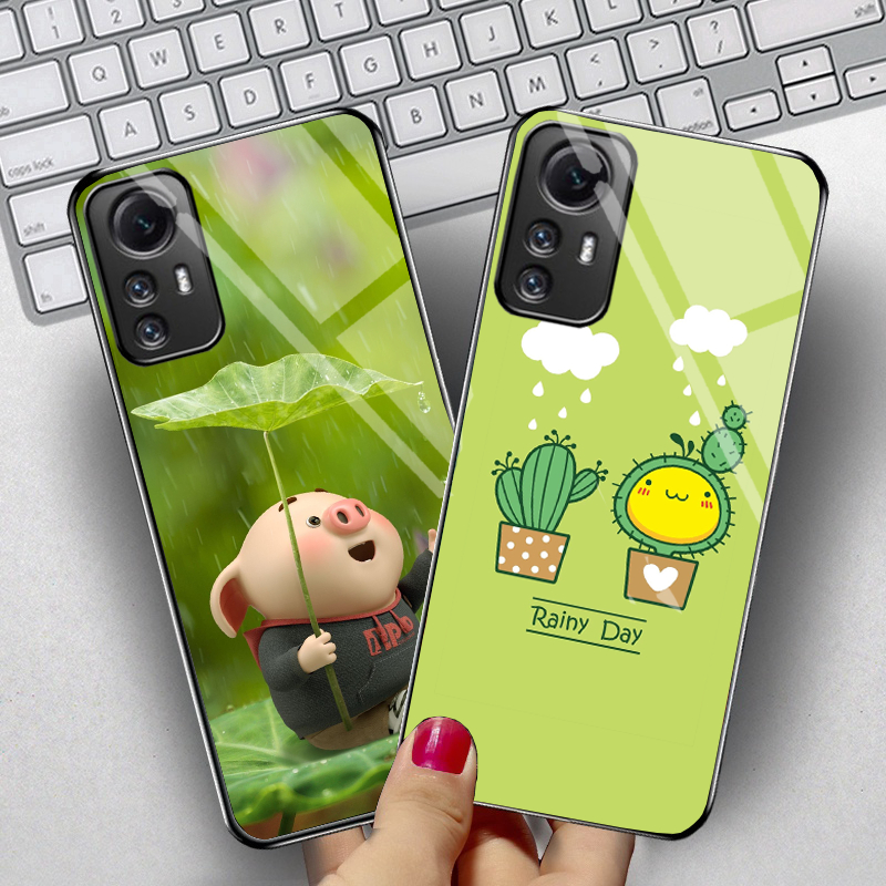 Ốp Lưng XIAOMI REDMI NOTE 12S mặt kính gương bóng