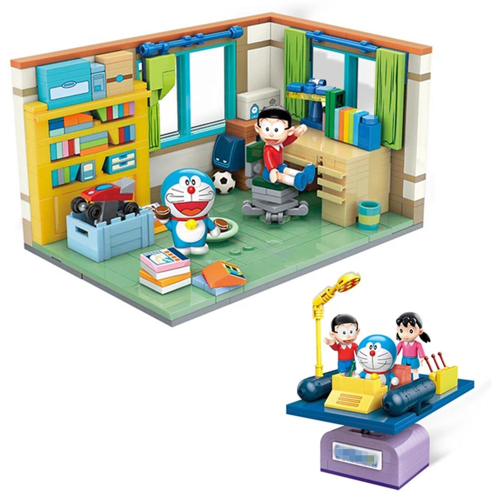 利Bộ Đồ Chơi Lắp Ráp Mô Hình Doraemon Sáng Tạo Cho Bé