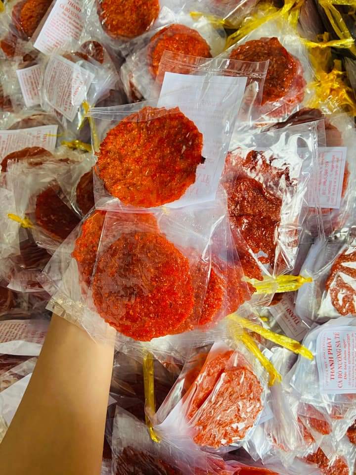 DÂY 10 GÓI CÁ BÒ SA TẾ THƠM NGON