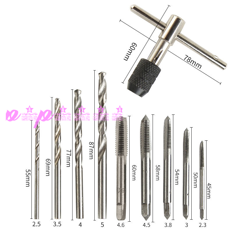[p1p1589] T-handle Reversible Single Tap Wrench Tapping Threading Tool M3-M8 Screwdriver Tap Holder Hand Tool