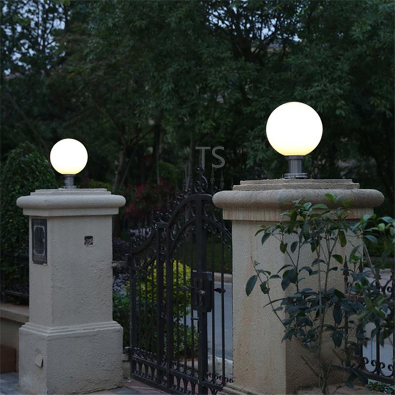 modern gate post lights