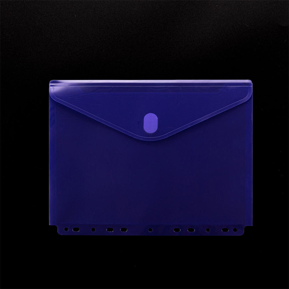 11-hole Punched File Folders Transparent Plastic File Folders 11-hole Punched File Folders A4 Document Sleeves Documents Bag Protector Office Supplies Filing Products File Organization File Storage Solutions Clear File Folders Plastic Document Holders