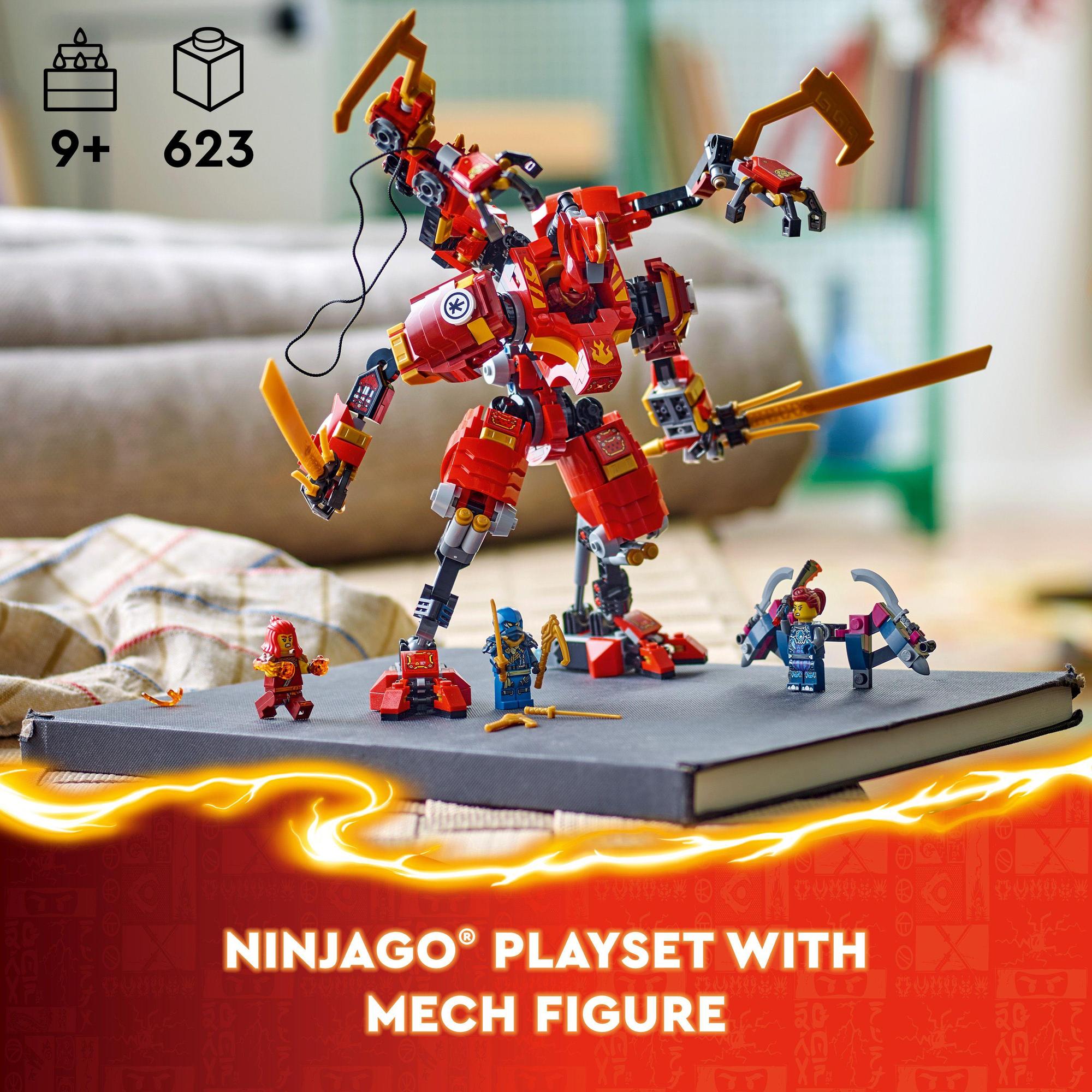 たにゃ LEGO NINJAGO 71812 Kai's Ninja Climber Mech (623 Pieces) | Lazada