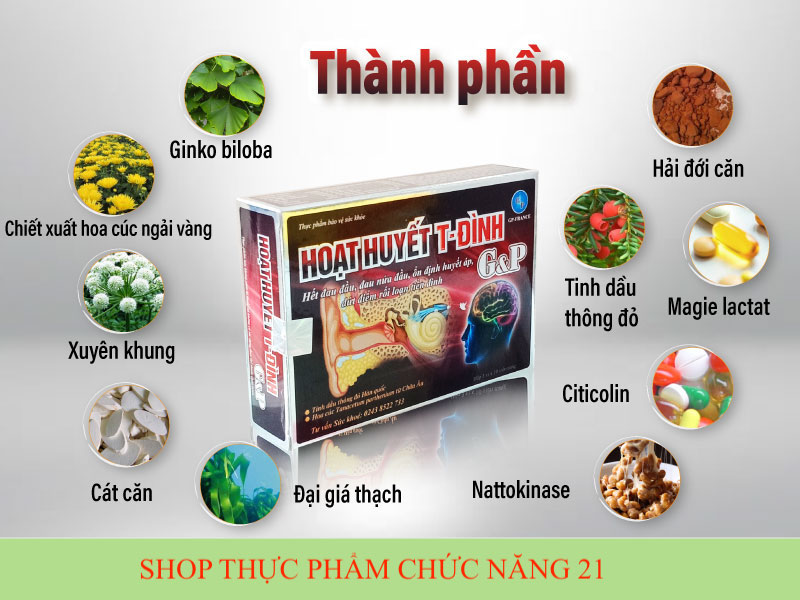 Hoạt Huyết Tiền Đình G&P