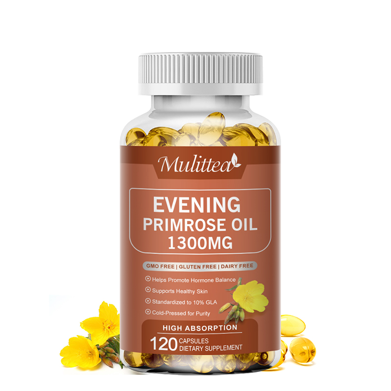 ColdPressed Evening Primrose Oil (EPO) 1300 mg Supports Hormonal