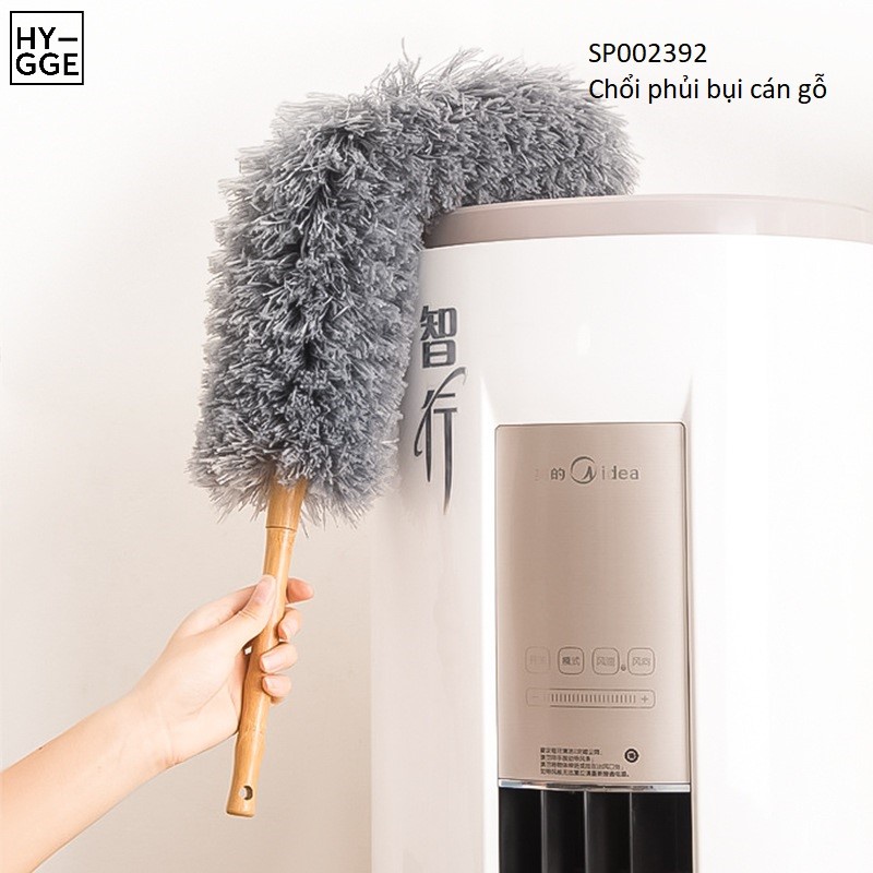 Chổi phủi bụi cán gỗ đa năng