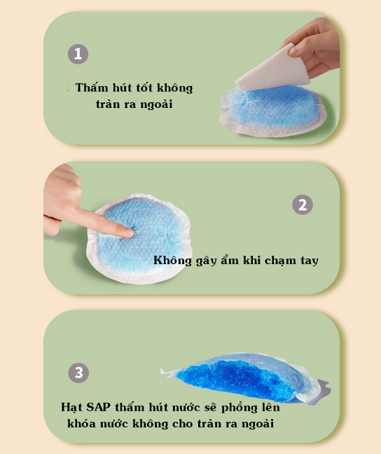 Combo 200 Miếng Lót Thấm Sữa WAI