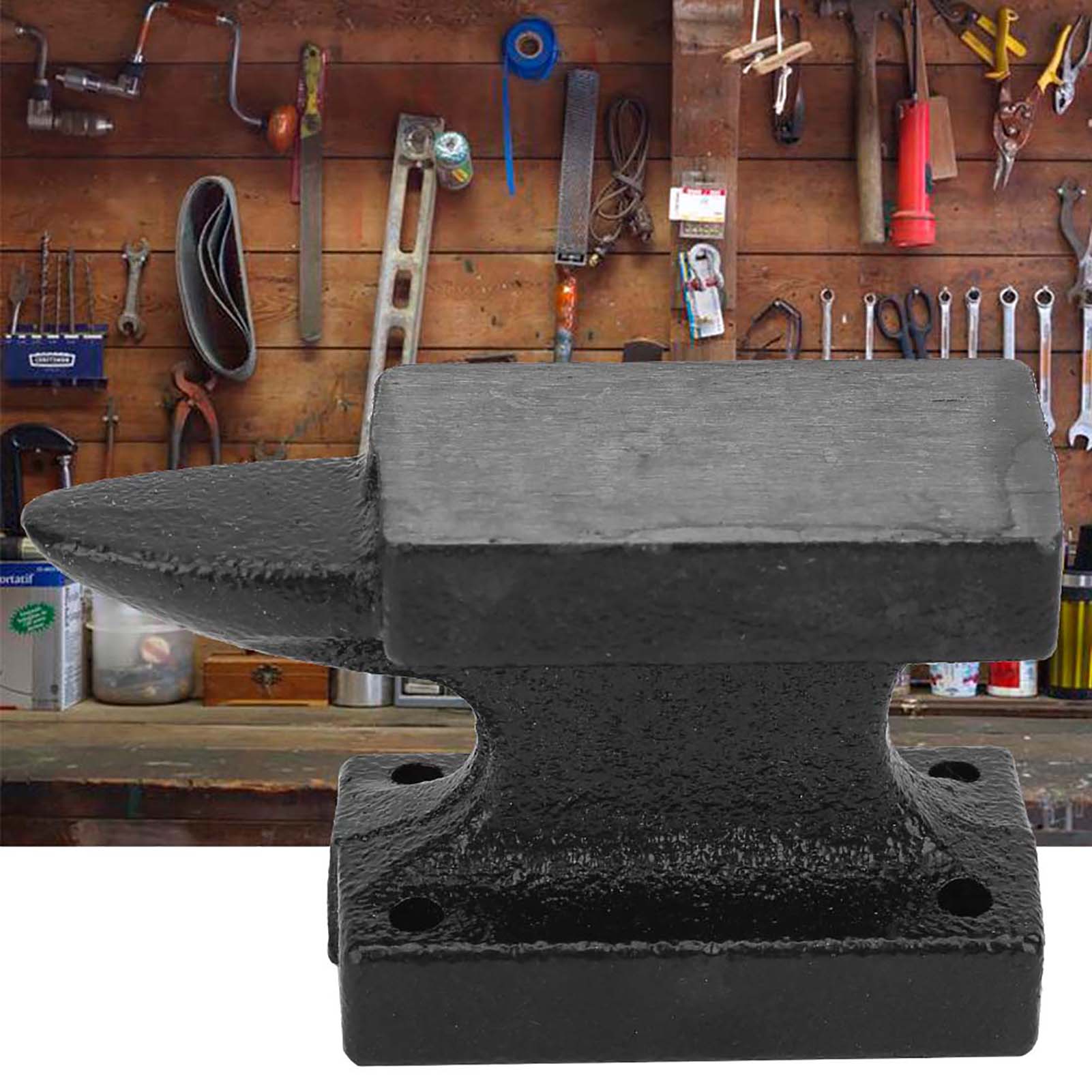 Blacksmith Anvil Portable Cast Iron Anvil Stable Workbench Blacksmith Anvil (Random Color)