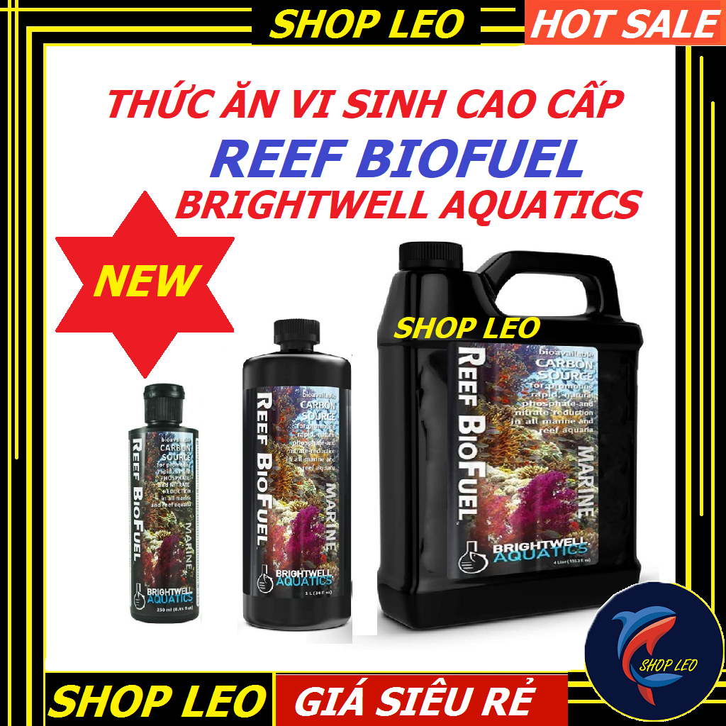 Thức ăn vi sinh reef biofuel cao cấp hồ cá biển– thức ăn vi sinh bể cá biển bright/well aqua/tics - bể nước mặn