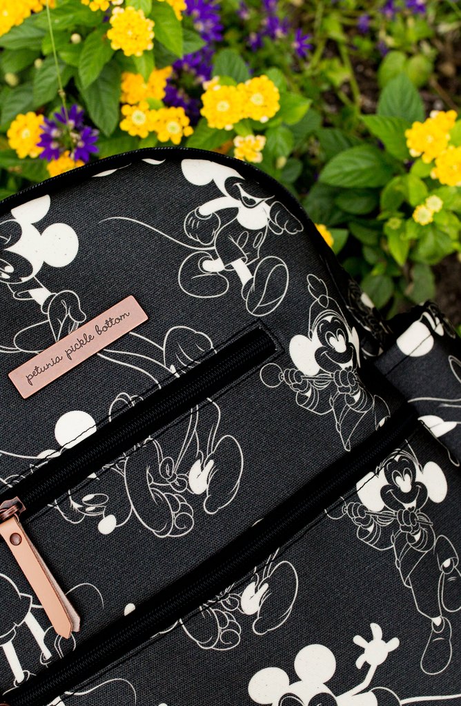 Ace backpack in mickey's 90th vintage black & white Clearance