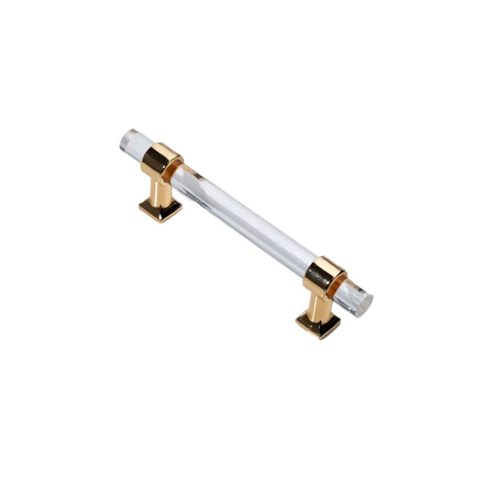 WENQUE Clear Gold/Silver Furniture Pulls T Bar Handle Drawer Knobs
