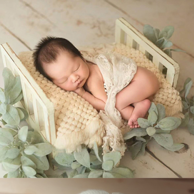 Wood Basket New Born Bed Furniture Photography Props Newborn R Baby 100