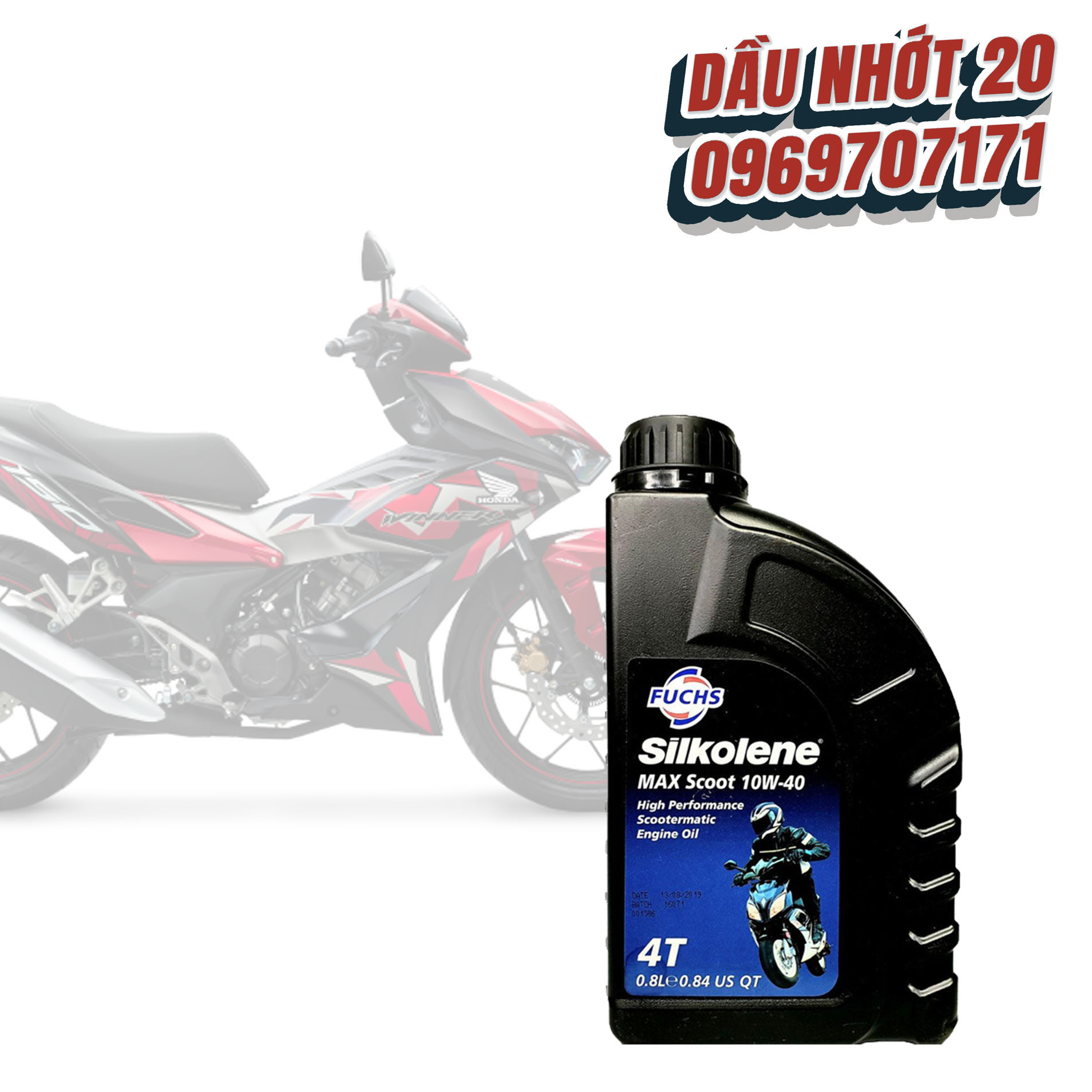 Nhớt fuchs max scoot 10w30 800ml