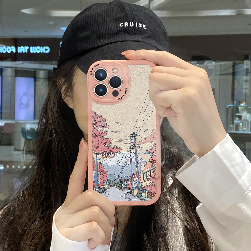 AMORVOR%20for%20Vivo%20Y03%20Y18%20Y18E%20Y18S%205G%20Back%20Cover%20PU%20Leather%20Comic%20Street%20Phone%20Case%20Soft%20Silicone%20Edge%20Phone%20Cover%20-%20Image%205