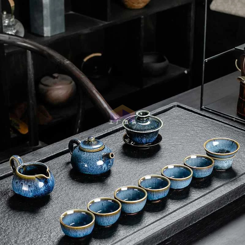 Bộ ấm chén pha trà phong cách trung hoa cao cấp