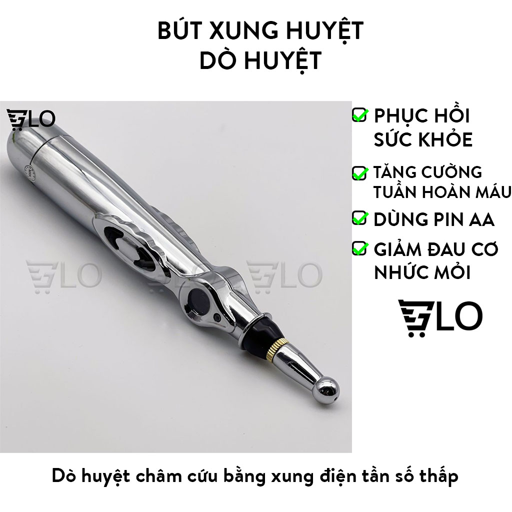 Bút xung huyệt, dò huyệt châm cứu trị liệu xung điện w-912/df-618 cao cấp