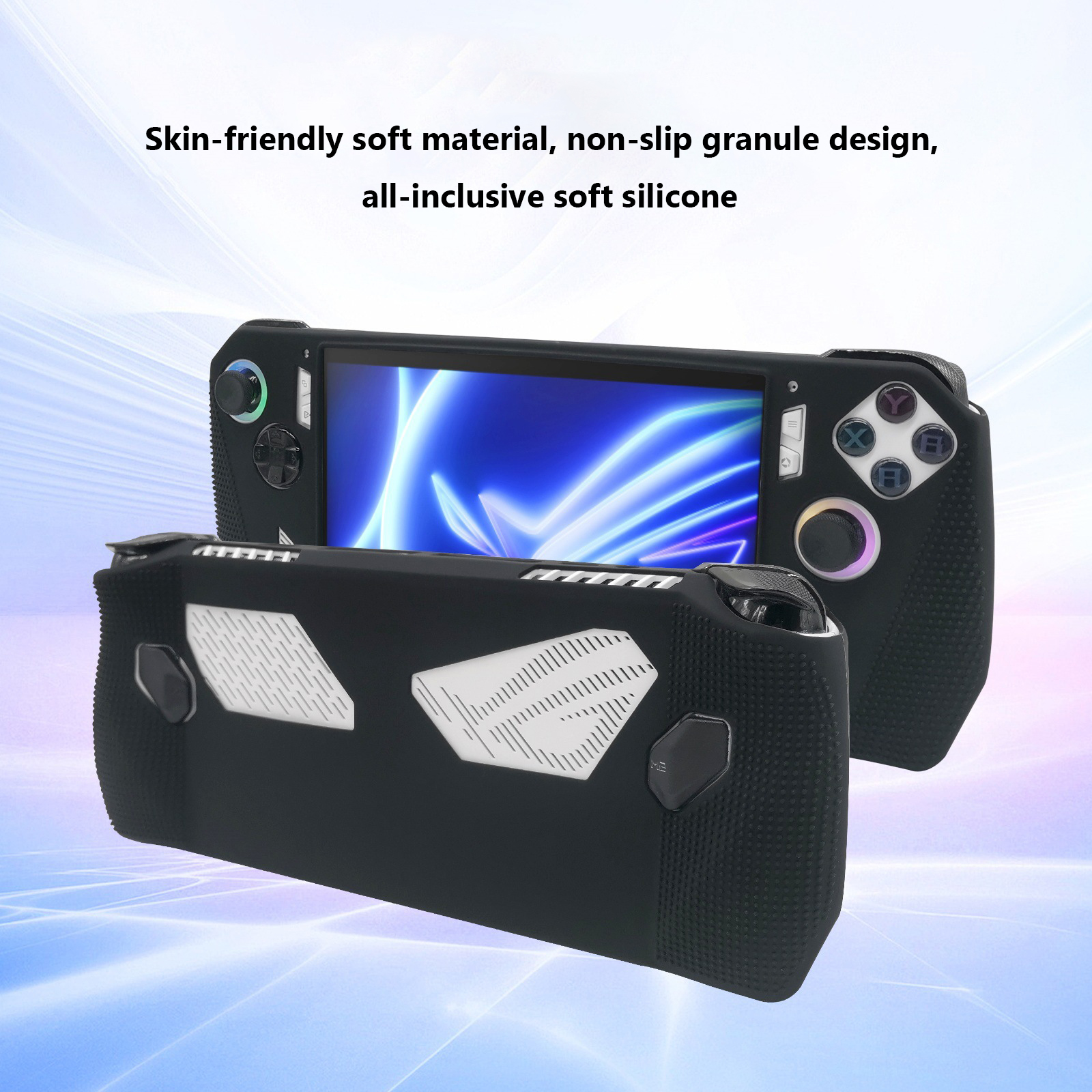 For ASUS ROG Ally Game Console Case Soft Silicone Protective Cover Anti-Scratch Protector Shell Sleeve Game Accessories