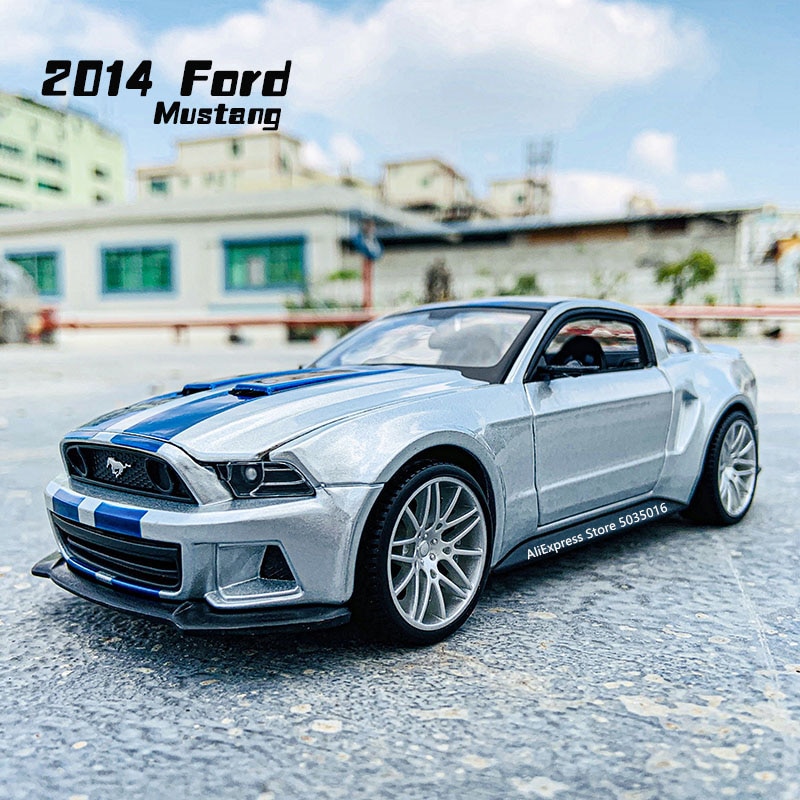 Maisto 1:24 Ford Mustang (Need For Speed) Shelby GT500 Series Simulation  Alloy Car Model Crafts Decoration Collection Toy Gift