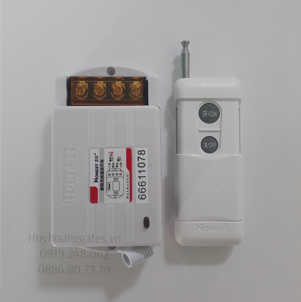 Công tắc remote điều khiển từ xa 1000m công suất 10a-220v -có chức năng học lệnh