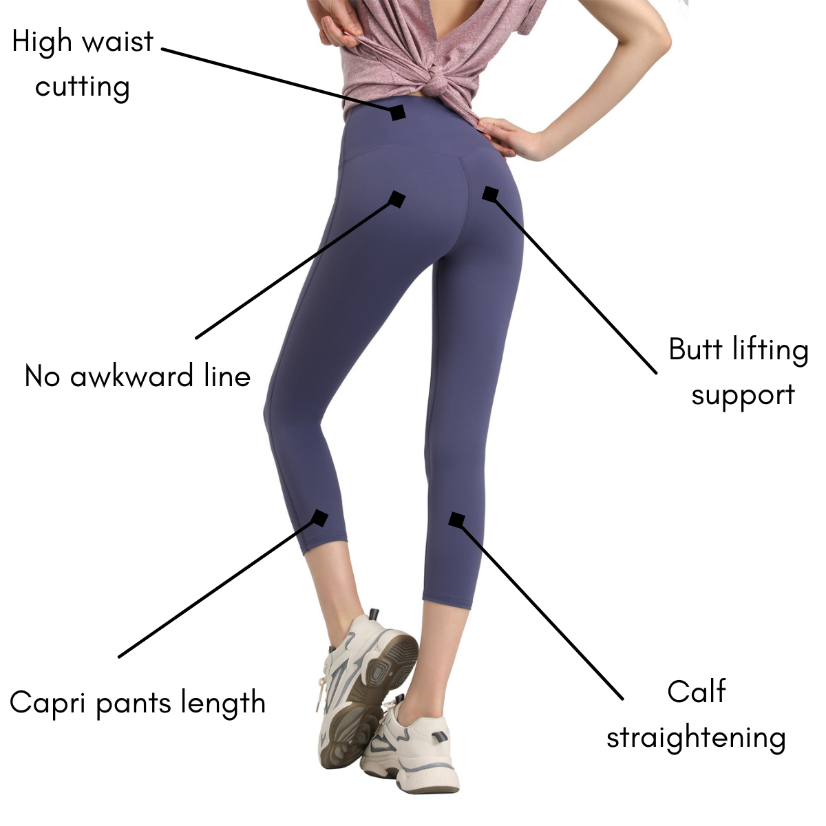 SG READY STOCK] Premium yoga capri pants/compression tights