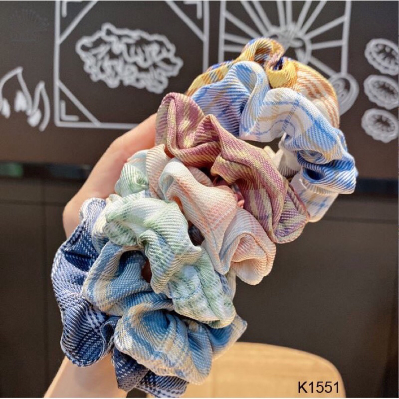 Dây Buộc Tóc, Cột Tóc Scrunchies Nhiều Kiểu