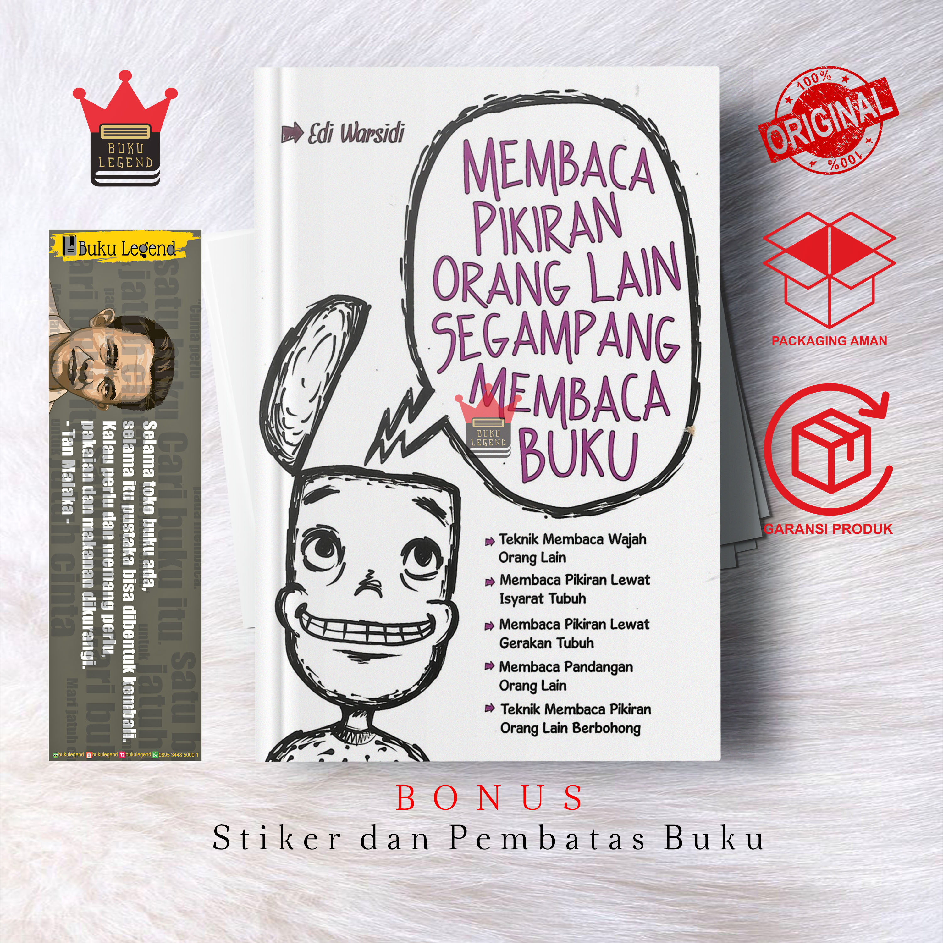 Buku Membaca Pikiran Orang Lain Segampang Membaca Buku - Edi Warsidi