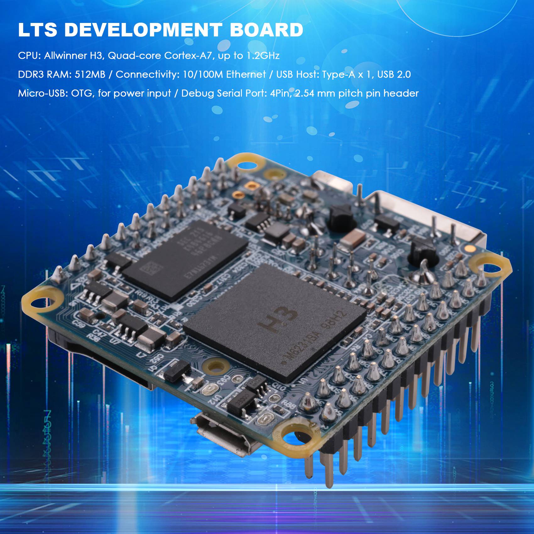 NanoPi NEO Open Source Allwinner H3 Development Board Super for Raspberry Pie Quad-Core Cortex-A7 DDR3 RAM 512MB Run Ubuntu Core