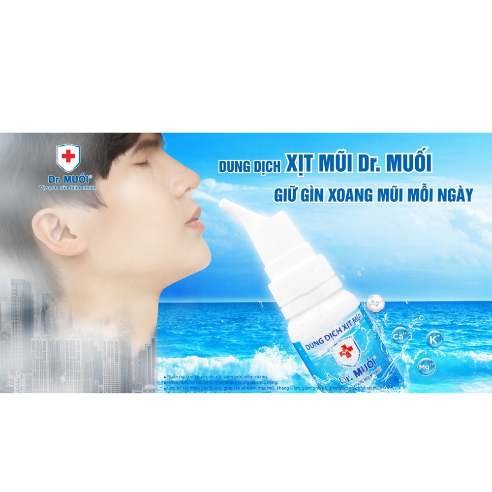 Dung dịch xịt mũi Dr. Muối (100ml)