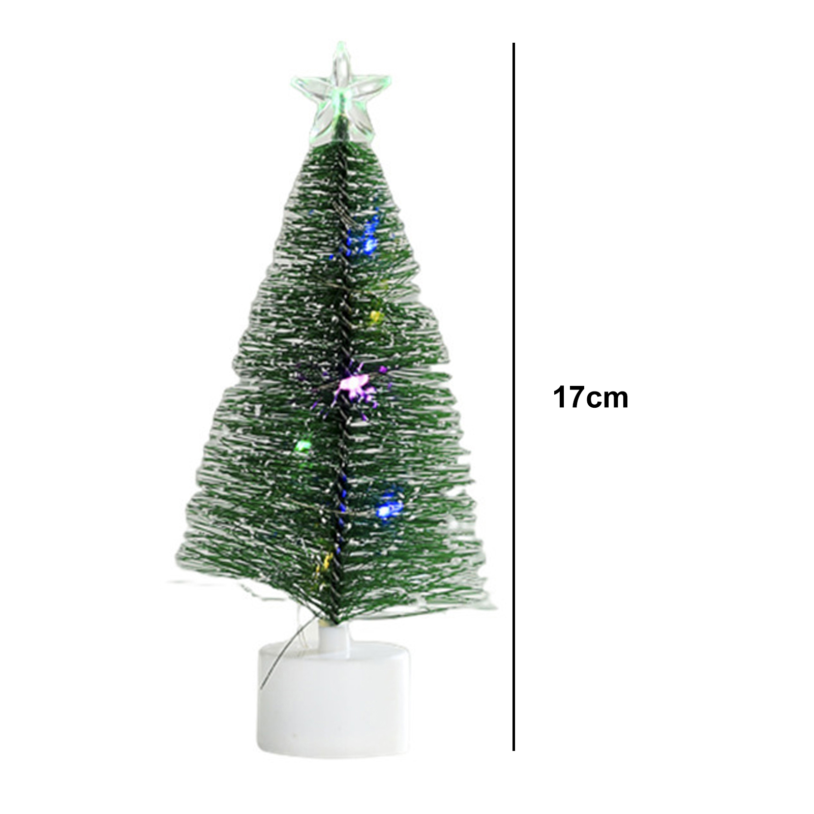 BlueX Mini Christmas Tree 3d Christmas Tree Mini Led Glowing Christmas Tree Colorful String Light Desktop Decoration for Winter Holiday Perfect New Year Gift