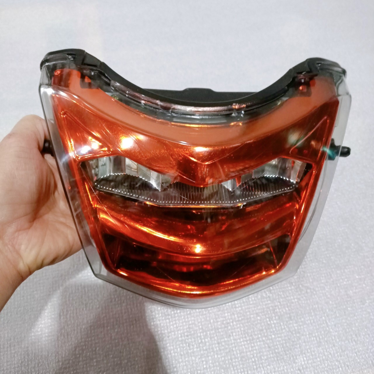 Pha đèn LED 2 tầng xe Wave RS đời 2006-2019 Wave alpha , s100 , chóa đèn xe wave [ GIÁ TỐT] pa đèn