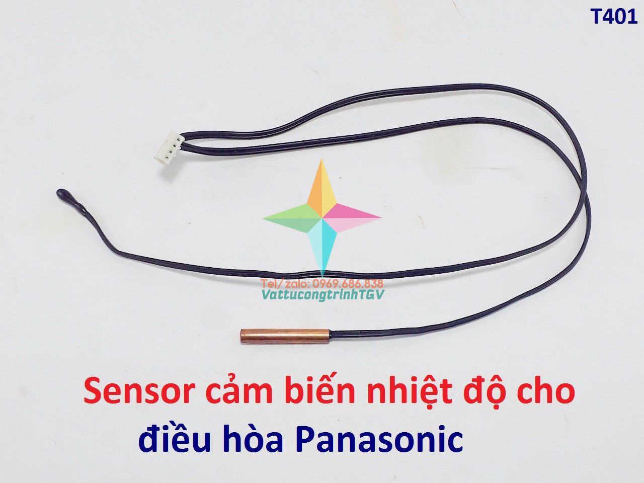 Sensor cảm biến nhiệt độ 2 đầu dò màn lạnh điều hòa PANASONIC