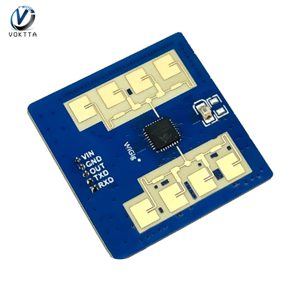 Voktta ld2411s Mô-đun cảm biến HLK-LD2411S sự hiện diện của con người mô-đun Radar cảm biến Mô-đun cảm biến milimet sóng mô-đun Radar cảm biến Mô-đun cảm biến không tiếp xúc 24Ghz