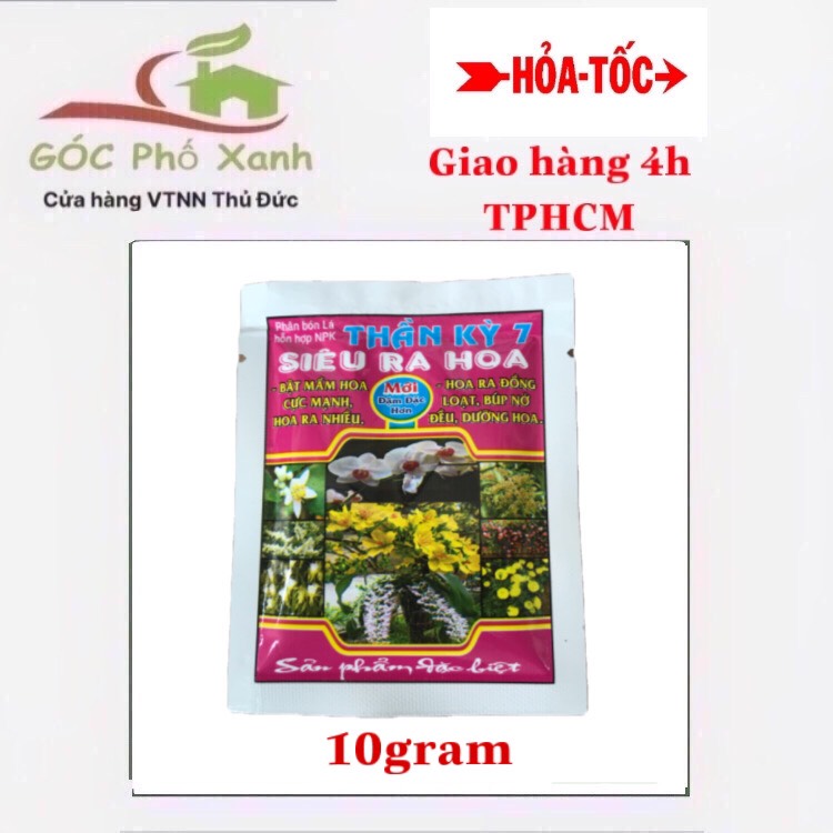 Phân bón lá thần kỳ 7 siêu ra hoa 10gr