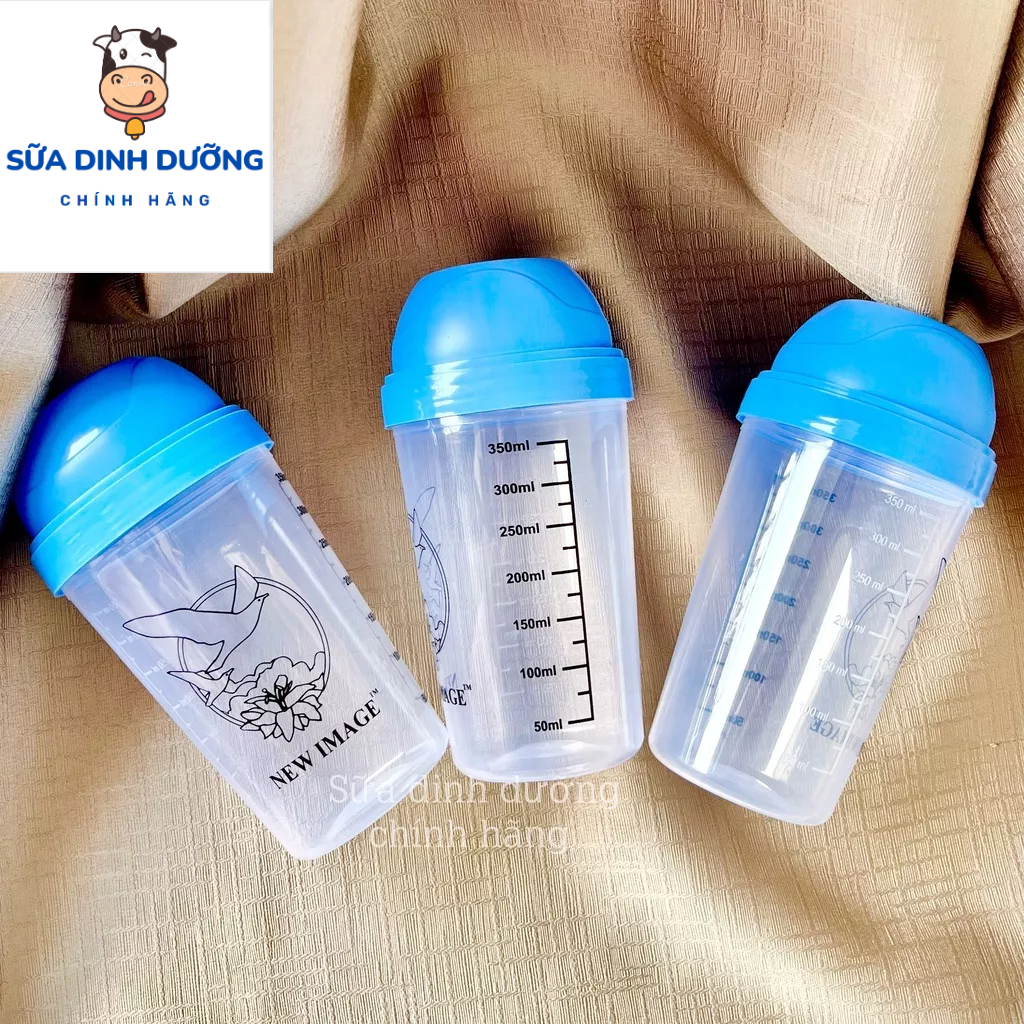 Bình lắc sữa non Alpha Lipid có chia vạch 350ml
