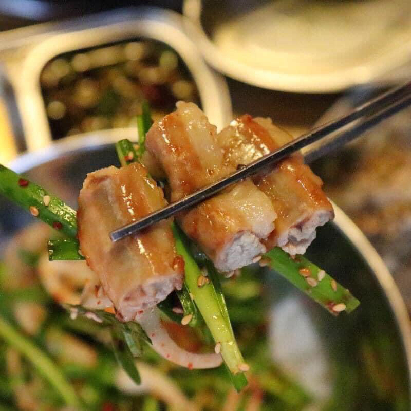 Lòng mỡ bò, ruột bò - hôp 1kg (giao tphcm)