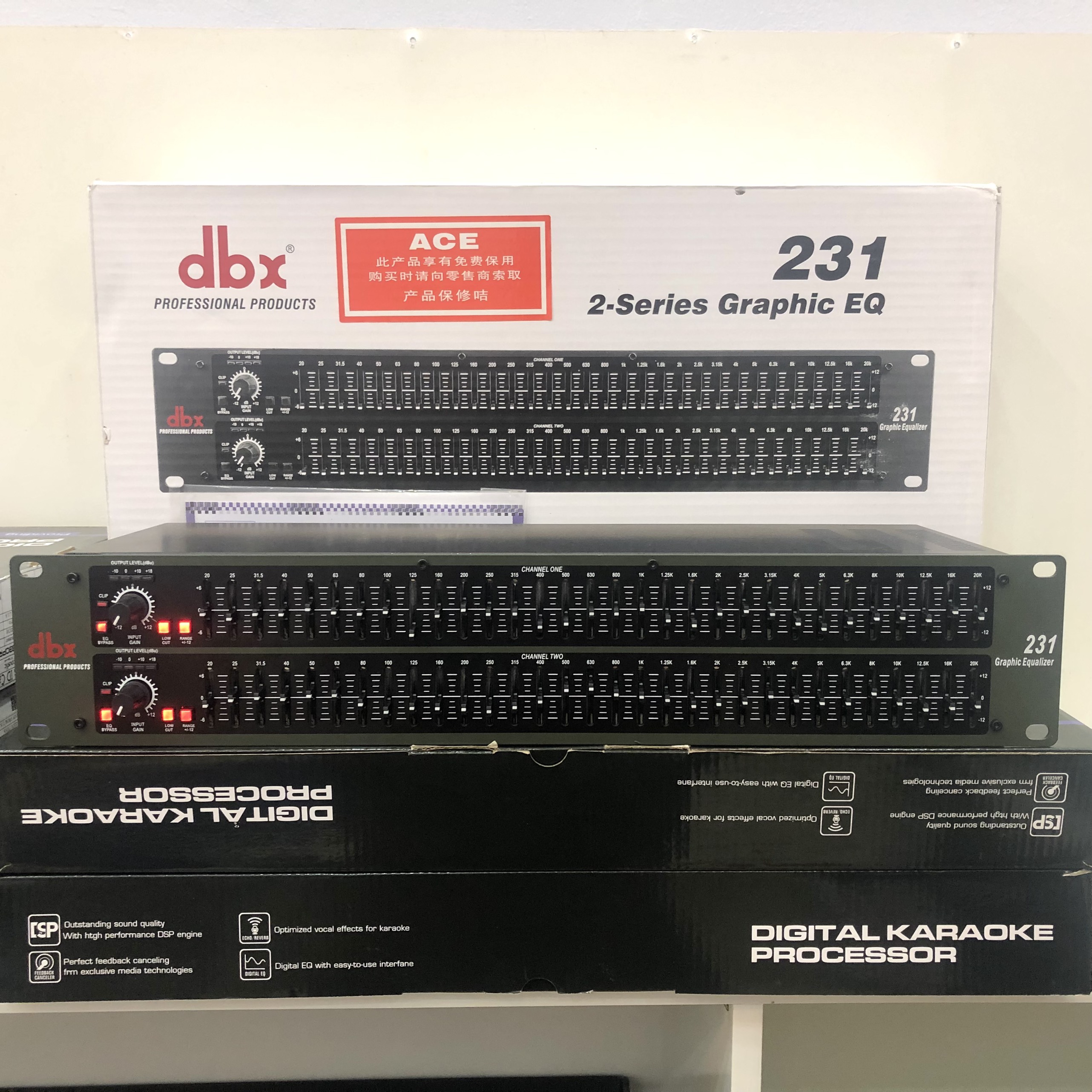 Lọc xì equalizer dbx 231 - lọc âm THANH karaoke dbx 231