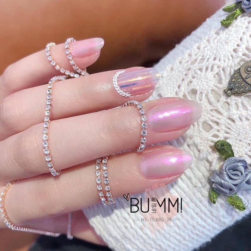 Đá dây trang trí móng, đá dây mảnh, đá dây trang trí nail