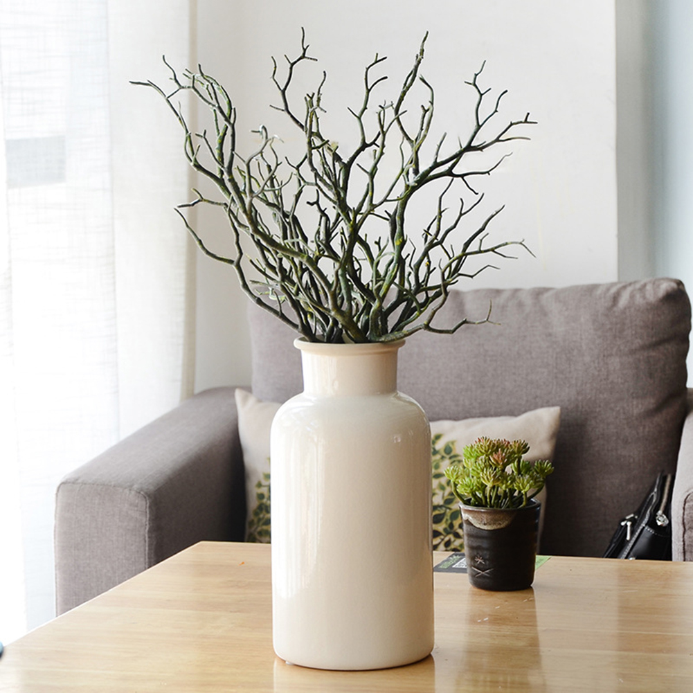 [Phoenix Mall] 1Pc 35cm Artificial Branch Plastic Tree Dried Plant Home Wedding Party Decor