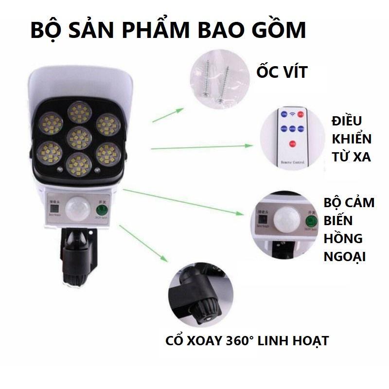 Đèn Năng Lượng Mặt Trời Giả Camera Giám Sát