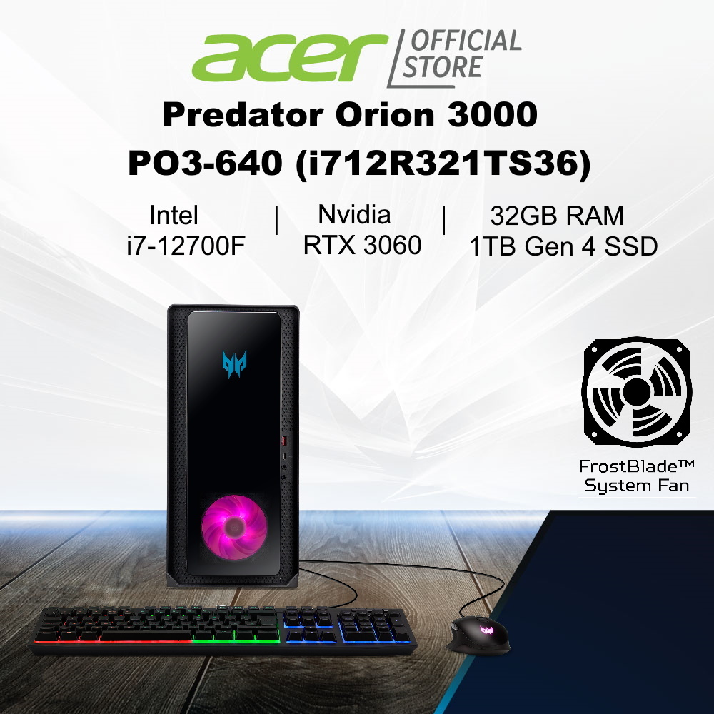 acer predator gaming pc i7