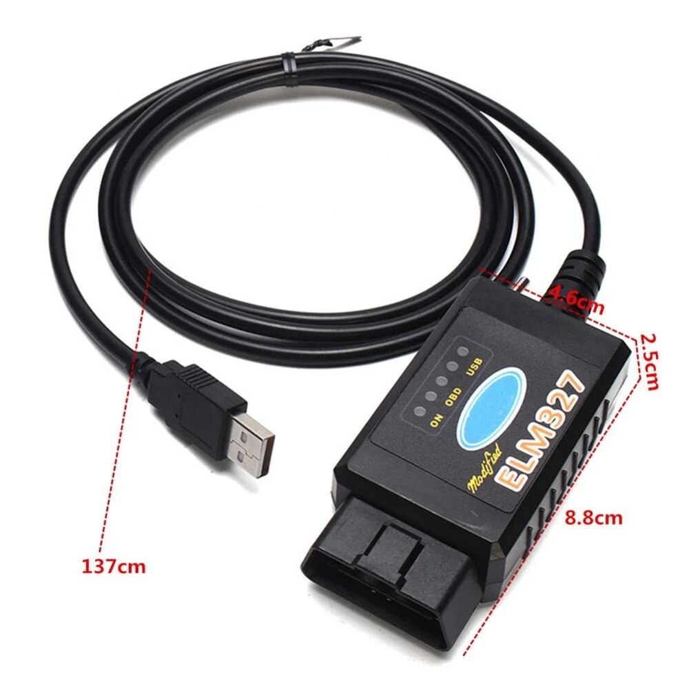 【Value Bundle】 2023 Elm327 Usb Obd2 Modified Diagnostic Scanner Tool For Ford Ms-Can Hs-Can Mazda