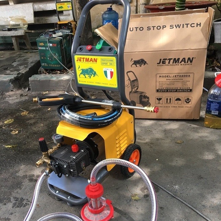 Máy Rửa Xe Cao Áp 2200W Jetman JET2200A
