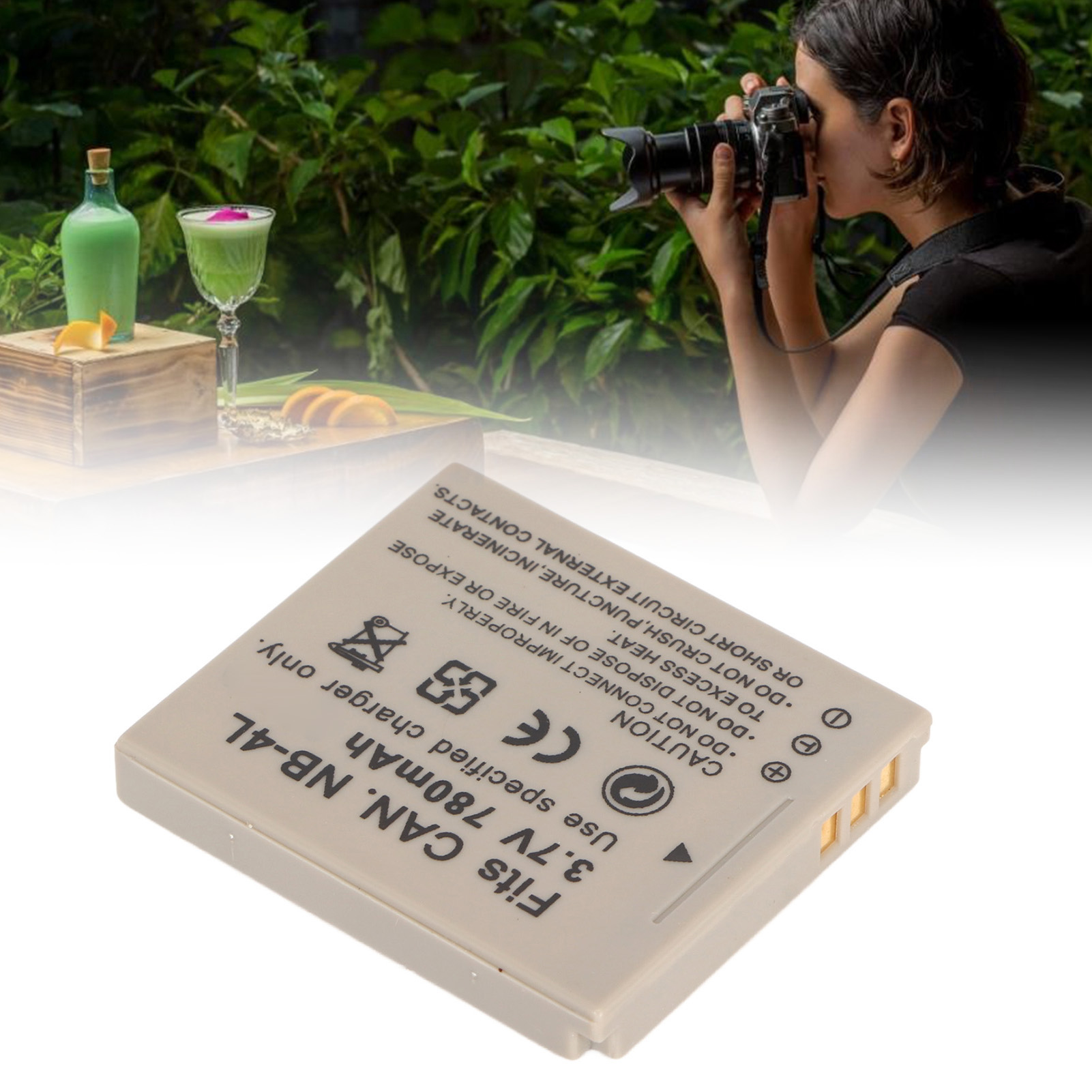 Camera Battery Replacement Replacement Camera Lithium Ion Battery 780mAh NB 4L High Capacity Lightweight 3.7V for 115 for 255 for 225 for 120