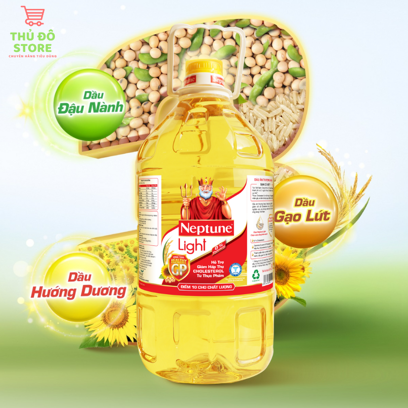 Dầu Ăn Neptune Light - Chai 5L