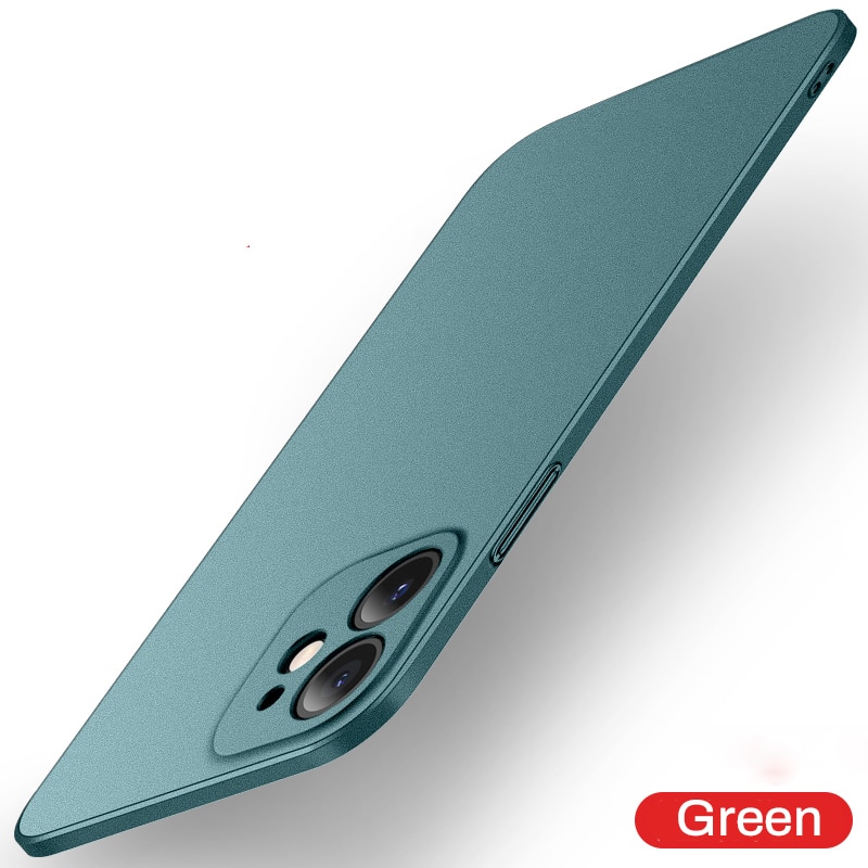 Luxury matte shockproof hard pc case for iphone 14 pro 13 12 11 pro max 14plus simple ultra thin back cover capa