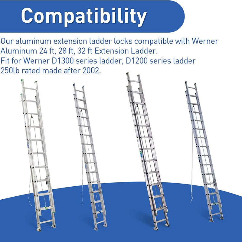 Extension Ladder Lock Kit 28-11 Compatible Aluminum Extension Ladder  Extension Ladder Rung Lock Kit