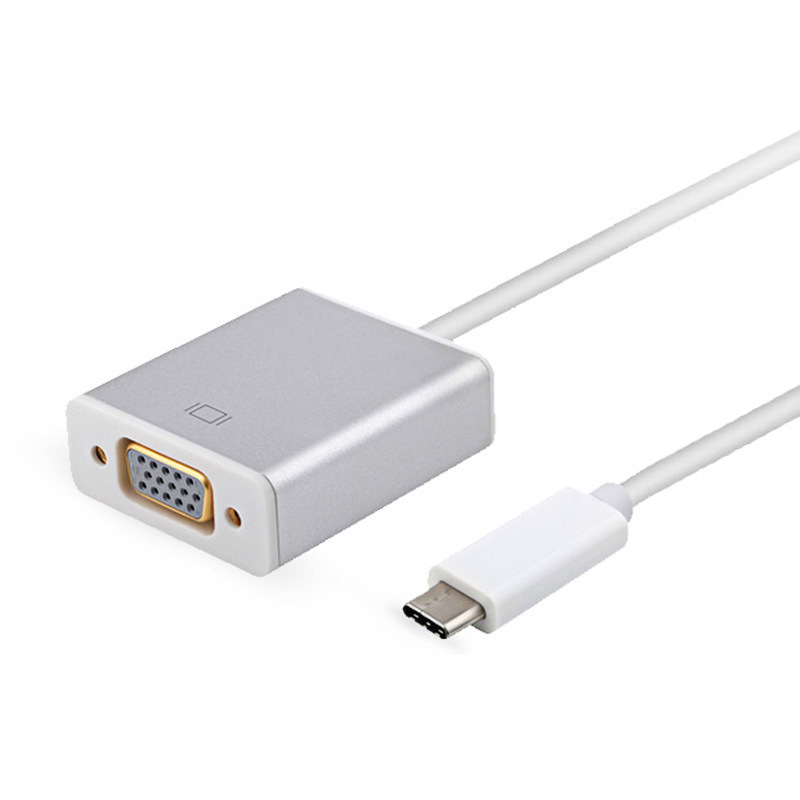 Cáp chuyển đổi USB Type C sang VGA - Cáp chuyển Type C to VGA